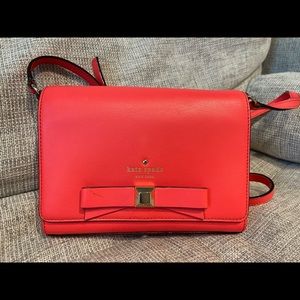 Kate Spade Pink Leather Crossbody Bag